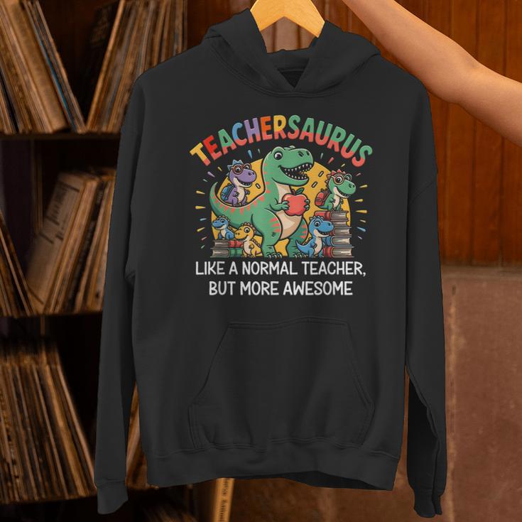 Dinosaurs Teachersaurus Like A Normal Teacher More Awesome Unisex Hoodie, gift for family, gift for coworker Dinosaurs Teachersaurus Like A Normal Teacher More Awesome Unisex Hoodie, gift for family, gift for coworker