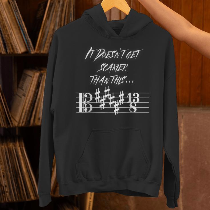 It Doesn't Get Scarier Halloween Music Teacher Costume For Men Women Unisex Hoodie, gift for family, gift for coworker