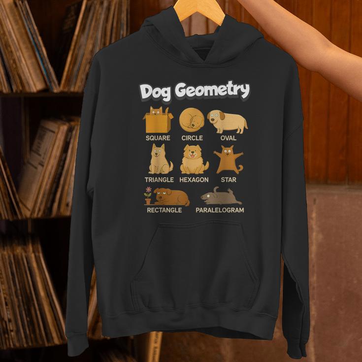 Dog Geometry Math Teacher Back To School STEM Humor Unisex Hoodie, gift for family, gift for coworker