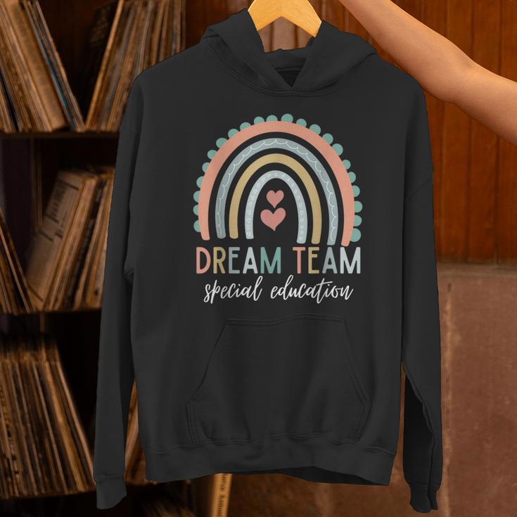 Dream Team Special Education Teacher ED SPED Squad Rainbow Unisex Hoodie, gift for family, gift for coworker Dream Team Special Education Teacher ED SPED Squad Rainbow Unisex Hoodie, gift for family, gift for coworker