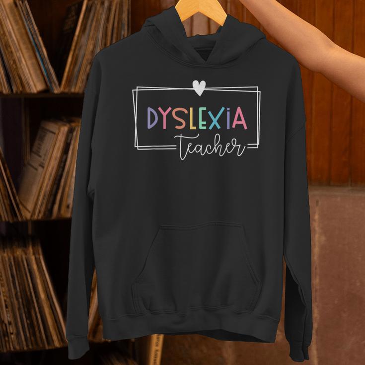 Dyslexia Awareness Therapist Reading Specialist Teacher Unisex Hoodie, gift for family, gift for coworker
