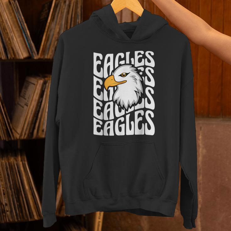 Eagles School Sports Fan Team Spirit Teacher Parent Student Unisex Hoodie, gift for family, gift for coworker
