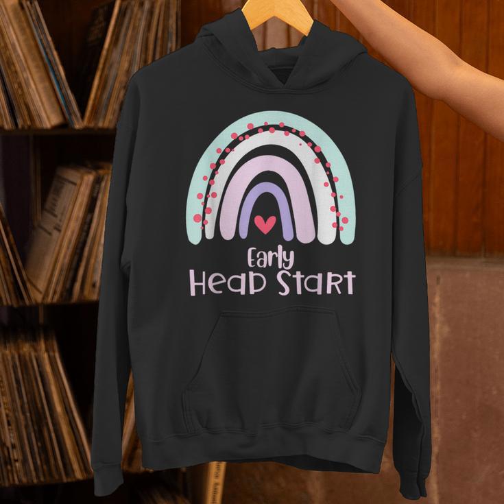 Early Headstart Cute Retro Rainbow Teachers Unisex Hoodie, gift for family, gift for coworker Early Headstart Cute Retro Rainbow Teachers Unisex Hoodie, gift for family, gift for coworker