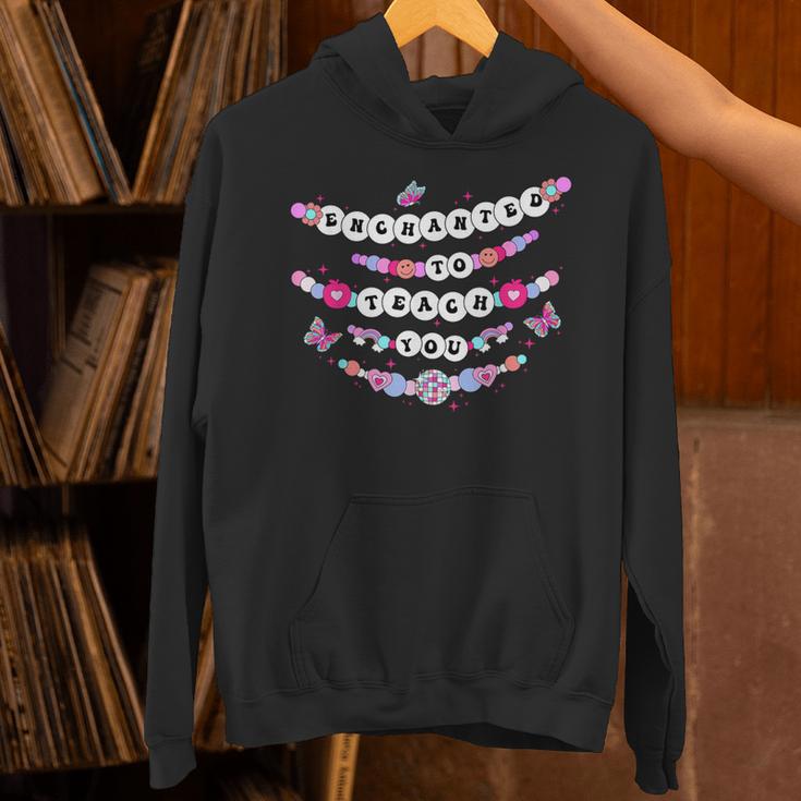 Enchanted To Teach You Bracelet Teacher Back To School Unisex Hoodie, gift for family, gift for coworker Enchanted To Teach You Bracelet Teacher Back To School Unisex Hoodie, gift for family, gift for coworker