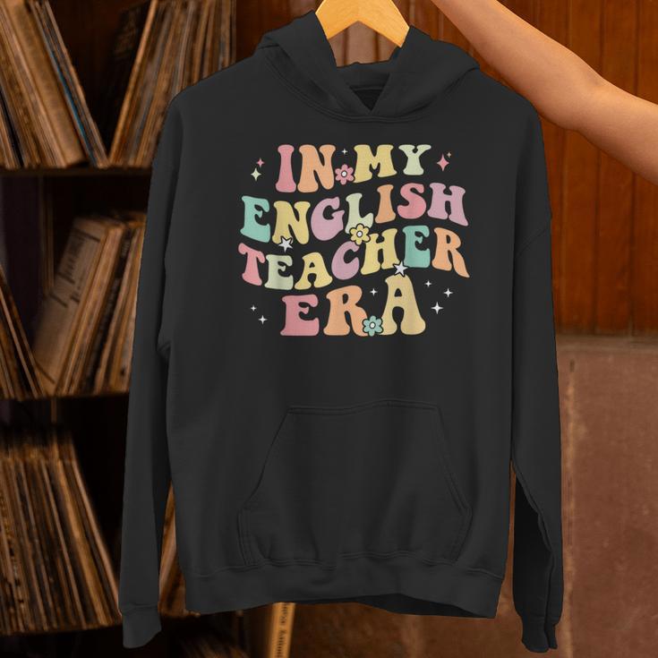 In My English Teacher Era Retro Back To School Literature Men Women Unisex Hoodie, English Teacher Hoodies, gift for family, gift for coworker
