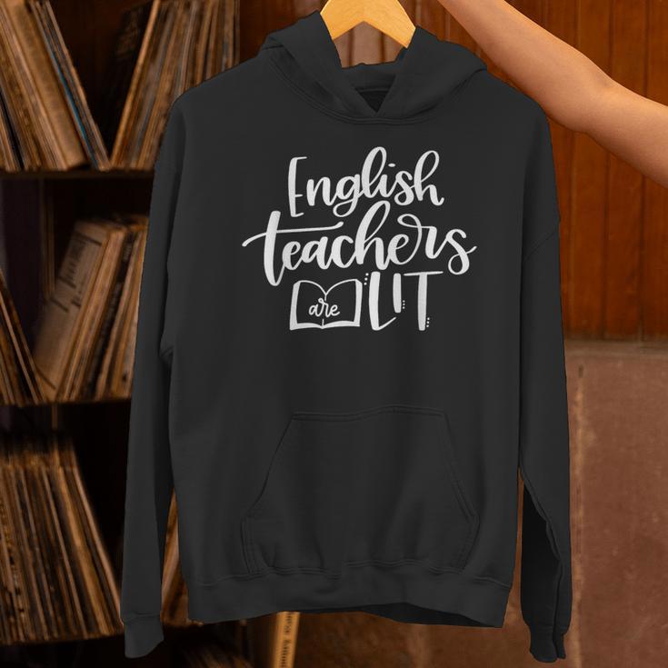 English Teachers Are Lit Teacher Appreciation Unisex Hoodie, English Teacher Hoodies, gift for family, gift for coworker English Teachers Are Lit Teacher Appreciation Unisex Hoodie, English Teacher Hoodies, gift for family, gift for coworker