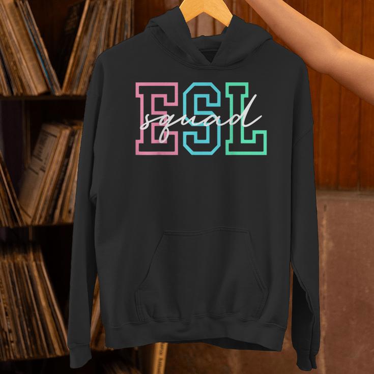 ESL Squad Teacher English As A Second Language Unisex Hoodie, Esl Teacher Hoodies, English Teacher Hoodies, gift for family, gift for coworker