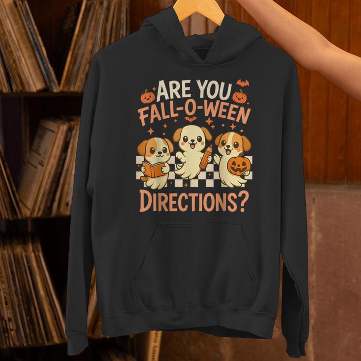 Are You Fall O Ween Directions Teacher Halloween Dog Ghost Unisex Hoodie, gift for family, gift for coworker Are You Fall O Ween Directions Teacher Halloween Dog Ghost Unisex Hoodie, gift for family, gift for coworker