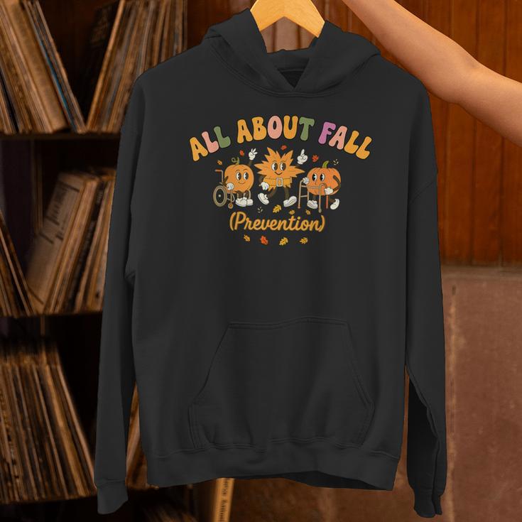 All About Fall Prevention Therapy SPED Teacher Thanksgiving Unisex Hoodie, gift for family, gift for coworker All About Fall Prevention Therapy SPED Teacher Thanksgiving Unisex Hoodie, gift for family, gift for coworker