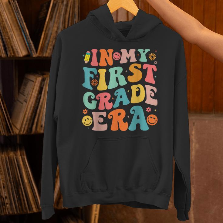 In My First Grade Era 1st Grade Teacher Back To School Unisex Hoodie, First Grade Teacher Hoodies, gift for family, gift for coworker