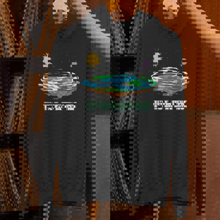 Flat Earth It's Flat Bro Conspiracy フラットアース パーカー