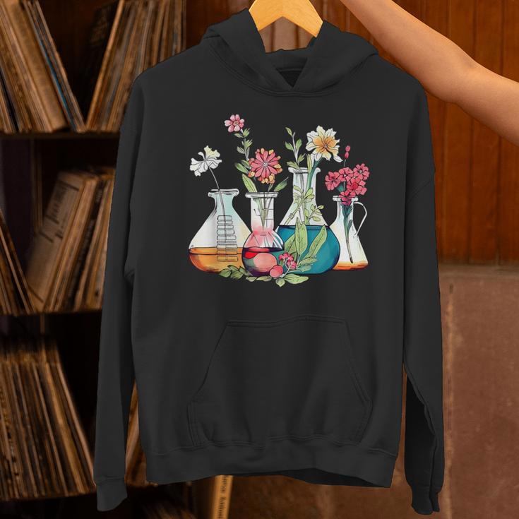 Floral Beakers Chemistry Lab Teacher Unisex Hoodie, gift for family, gift for coworker Floral Beakers Chemistry Lab Teacher Unisex Hoodie, gift for family, gift for coworker