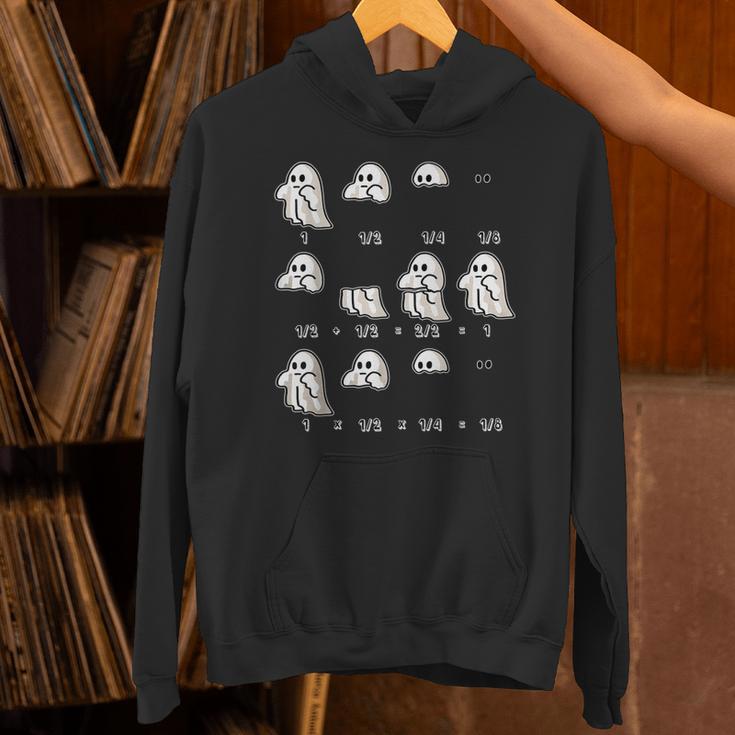 Fractions Math Teacher Ghost Math Halloween Humorous Unisex Hoodie, gift for family, gift for coworker Fractions Math Teacher Ghost Math Halloween Humorous Unisex Hoodie, gift for family, gift for coworker