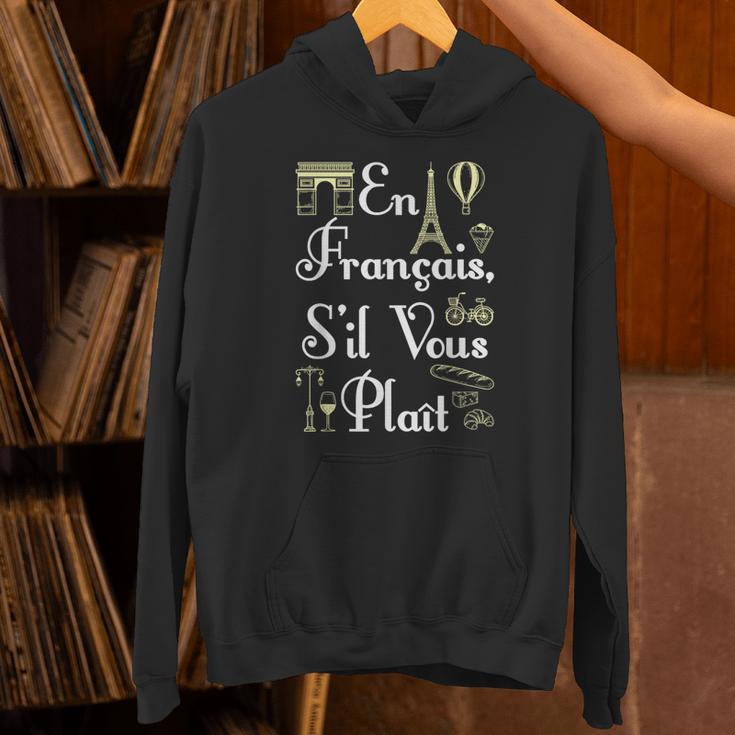 French Teacher En Francais S'Il Vous Plait End Of Year Unisex Hoodie, gift for family, gift for coworker French Teacher En Francais S'Il Vous Plait End Of Year Unisex Hoodie, gift for family, gift for coworker