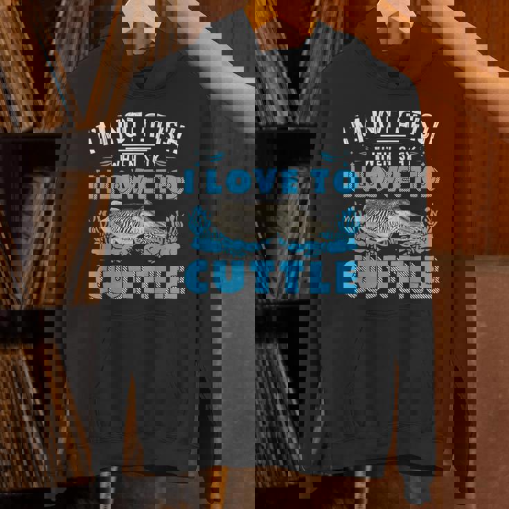 I'm Not A Fish When Iay I Love To Cuttlefish パーカー