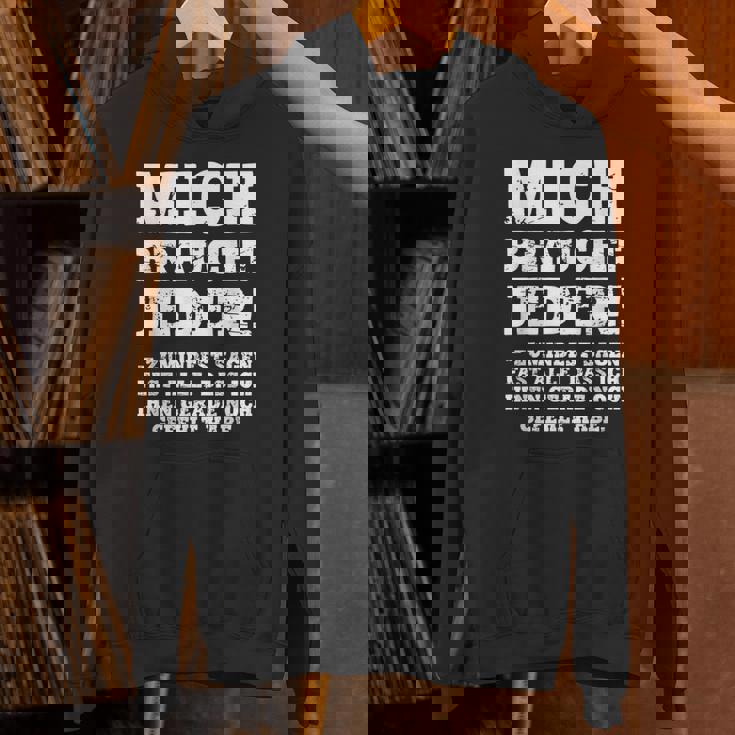 aying Gag Humour Ironic Mich Braucht Jeder ドイツ語 パーカー