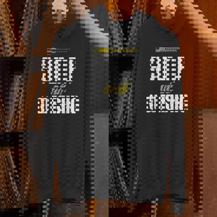 hut Up And Go Fishing Fisher Lover Fish Fishing パーカー