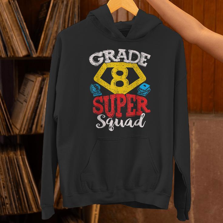 Grade 8 Super Squad Superhero Teacher Team Unisex Hoodie, Super Teacher Hoodies, gift for family, gift for coworker Grade 8 Super Squad Superhero Teacher Team Unisex Hoodie, Super Teacher Hoodies, gift for family, gift for coworker