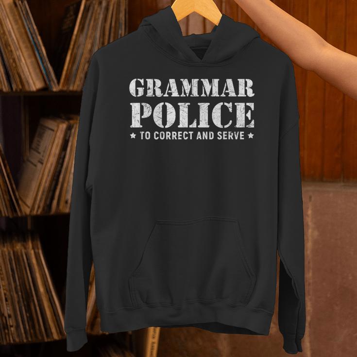 Grammar Police T Shirt English Teacher Unisex Hoodie, English Teacher Hoodies, gift for family, gift for coworker