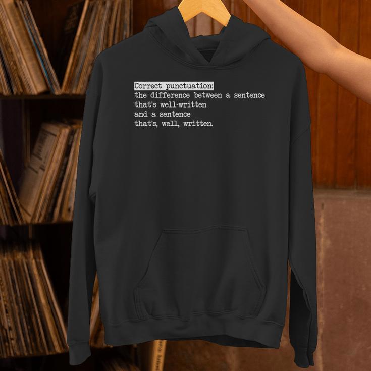 Grammar Teacher And Punny Punctuation Unisex Hoodie, gift for family, gift for coworker Grammar Teacher And Punny Punctuation Unisex Hoodie, gift for family, gift for coworker