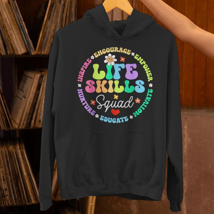 Groovy Life Skills Squad Teacher Special Ed SPED Team Crew Unisex Hoodie, Groovy Teacher Hoodies, gift for family, gift for coworker Groovy Life Skills Squad Teacher Special Ed SPED Team Crew Unisex Hoodie, Groovy Teacher Hoodies, gift for family, gift for coworker