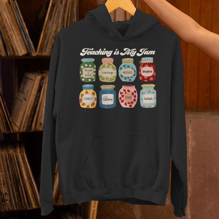 Groovy Teaching Is My Jam Teacher Appreciation Unisex Hoodie, Groovy Teacher Hoodies, gift for family, gift for coworker Groovy Teaching Is My Jam Teacher Appreciation Unisex Hoodie, Groovy Teacher Hoodies, gift for family, gift for coworker