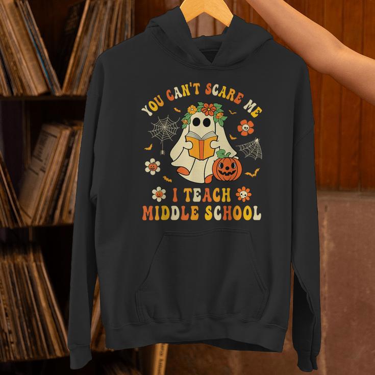 Halloween You Can't Scare Me I Teach Middle School Teacher Unisex Hoodie, gift for family, gift for coworker
