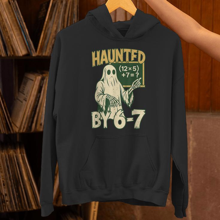 Halloween Costume Haunted By 67 Ghost Math Teacher Professor Unisex Hoodie, gift for family, gift for coworker Halloween Costume Haunted By 67 Ghost Math Teacher Professor Unisex Hoodie, gift for family, gift for coworker