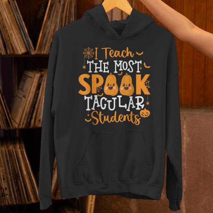 Halloween Teacher I Teach The Most Spooktacular Students Men Women Unisex Hoodie, gift for family, gift for coworker