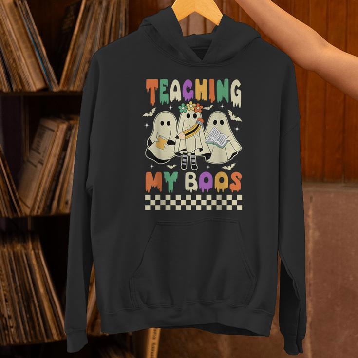 Halloween Teaching My Boos Cute Ghost Teacher Life Costume Unisex Hoodie, gift for family, gift for coworker Halloween Teaching My Boos Cute Ghost Teacher Life Costume Unisex Hoodie, gift for family, gift for coworker