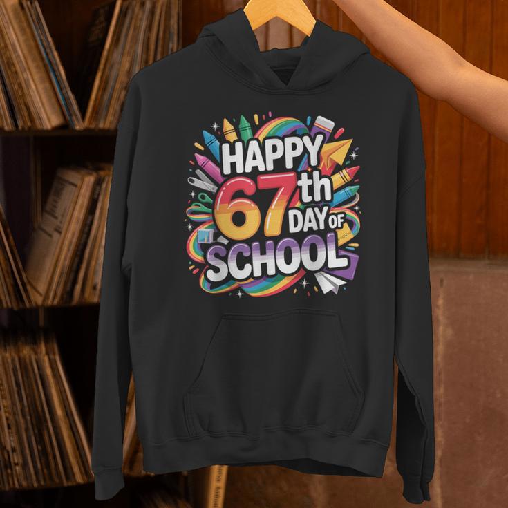 Happy 67 Days Of School Meme 100 Day Of School Teacher 6 7 Unisex Hoodie, gift for family, gift for coworker