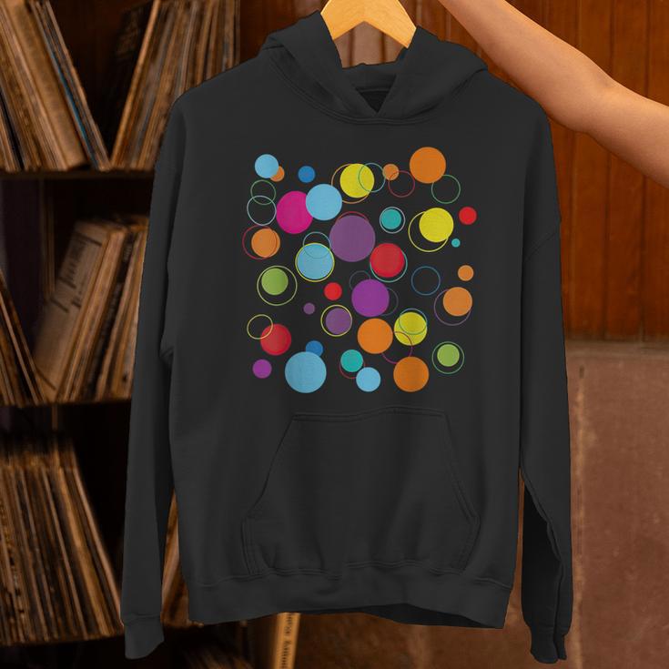 Happy Dot Day Colorful Polka Dot Art Teacher Student Kids Unisex Hoodie, gift for family, gift for coworker
