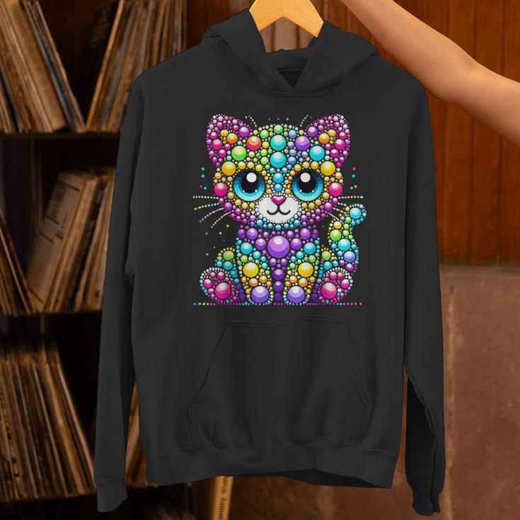 Happy Dot Day Colorful Polka Dot Cat Kitten Teachers Kids Unisex Hoodie, gift for family, gift for coworker Happy Dot Day Colorful Polka Dot Cat Kitten Teachers Kids Unisex Hoodie, gift for family, gift for coworker