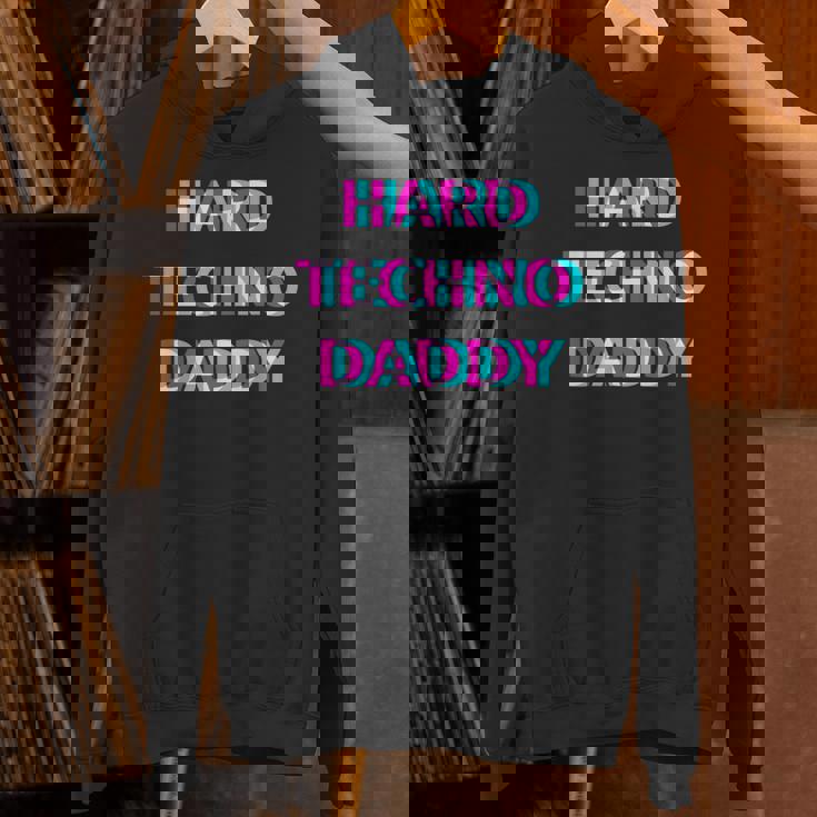 Hard Techno Daddy Edm Electro Music Festival Dad Father Rave パーカー