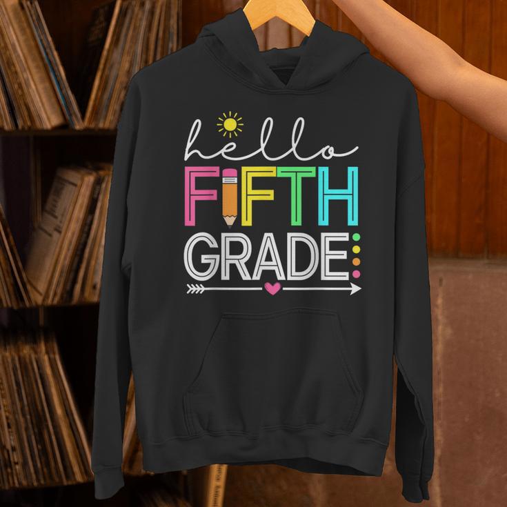 Hello Fifth Grade Teacher Student 5th Grade Back To School Unisex Hoodie, gift for family, gift for coworker Hello Fifth Grade Teacher Student 5th Grade Back To School Unisex Hoodie, gift for family, gift for coworker