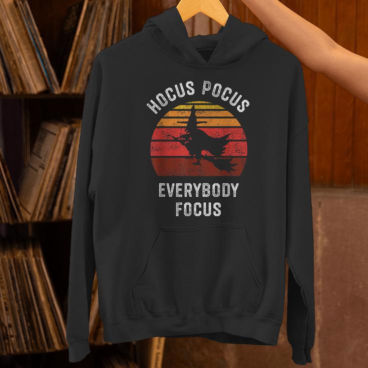 Hocus Pocus Everybody Focus Witch Halloween Teacher Women Unisex Hoodie, gift for family, gift for coworker Hocus Pocus Everybody Focus Witch Halloween Teacher Women Unisex Hoodie, gift for family, gift for coworker