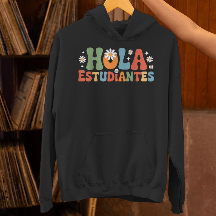 Hola Estudiantes Spanish Teacher Unisex Hoodie, gift for family, gift for coworker Hola Estudiantes Spanish Teacher Unisex Hoodie, gift for family, gift for coworker