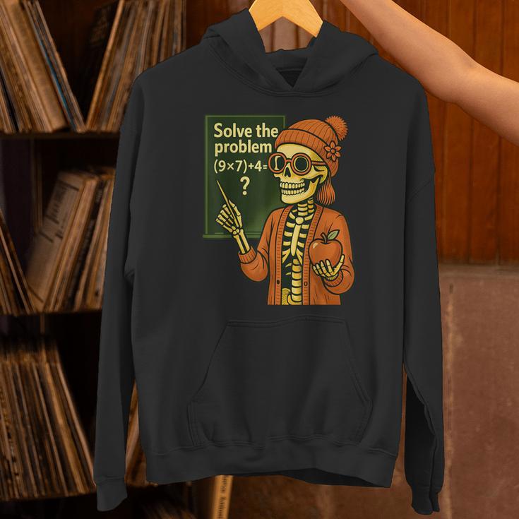 HUGvyn Halloween Skeleton Six Seven 67 Meme PEMDAS Teacher Unisex Hoodie, gift for family, gift for coworker
