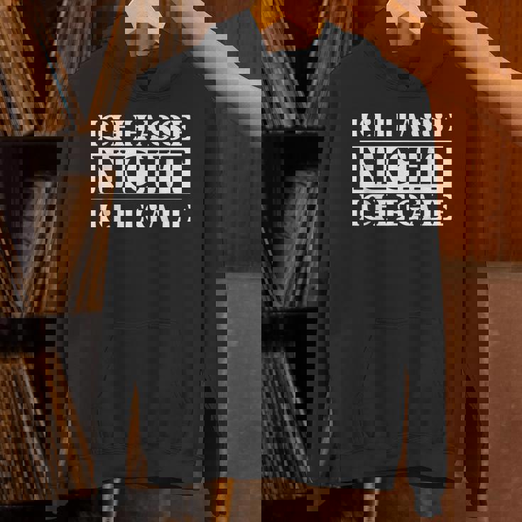 Ich Hasse Nicht Ich Egale ドイツ語のジョーク パーカー