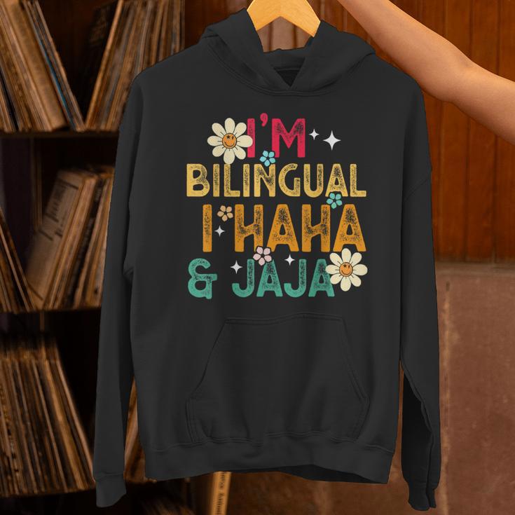 I’m Bilingual I Haha And Jaja Spanish Teacher Bilingual For Men Women Girls Kids Unisex Hoodie, gift for family, gift for coworker