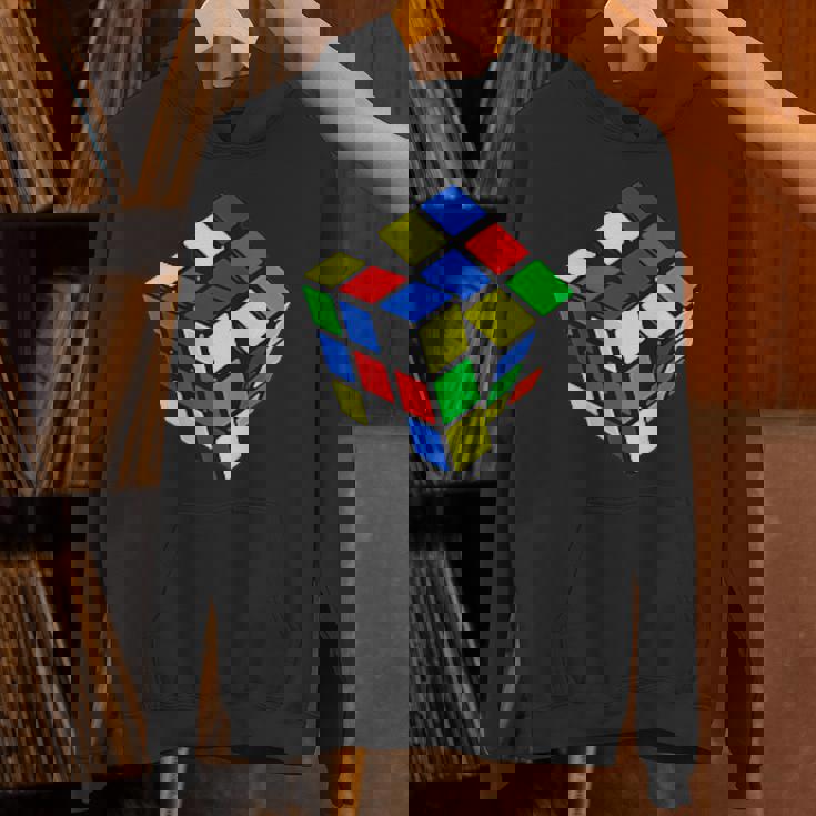 Impossible Rubik Rubix キューブポケット レトロ ゲームボーイ パーカー