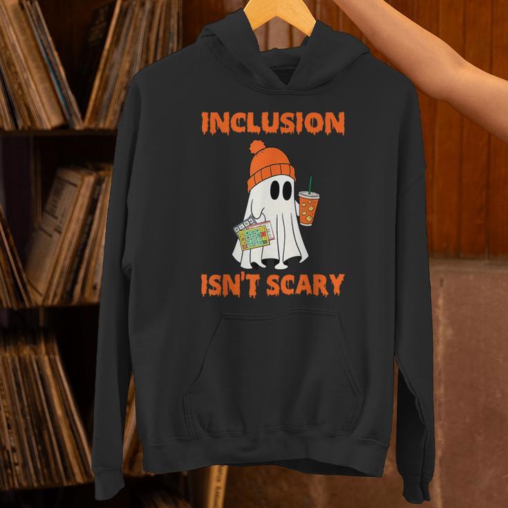 Inclusion Isn't Scary Shirt Halloween SLP Sped Teacher Unisex Hoodie, gift for family, gift for coworker