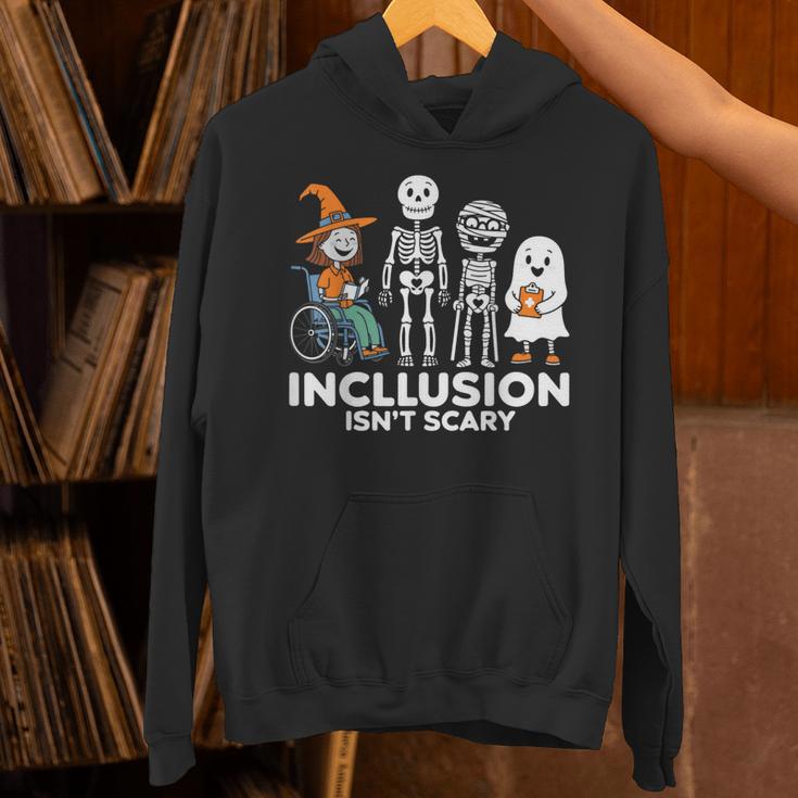 Inclusion Isn't Scary SLP Halloween Costume Sped Teacher Unisex Hoodie, gift for family, gift for coworker Inclusion Isn't Scary SLP Halloween Costume Sped Teacher Unisex Hoodie, gift for family, gift for coworker
