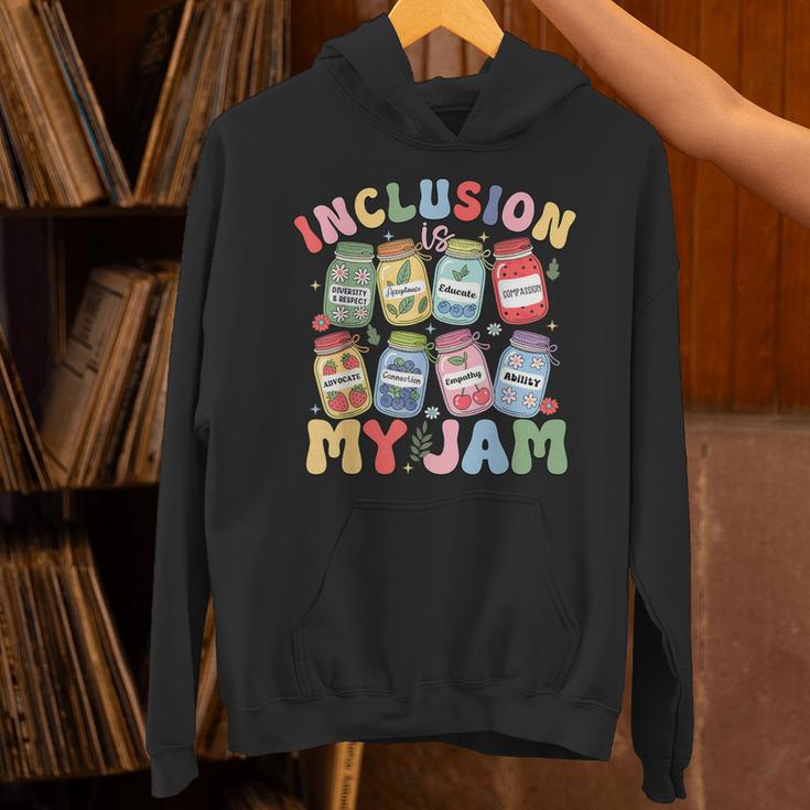 Inclusion Is My Jam SPED Teacher Special Education Life Unisex Hoodie, gift for family, gift for coworker Inclusion Is My Jam SPED Teacher Special Education Life Unisex Hoodie, gift for family, gift for coworker