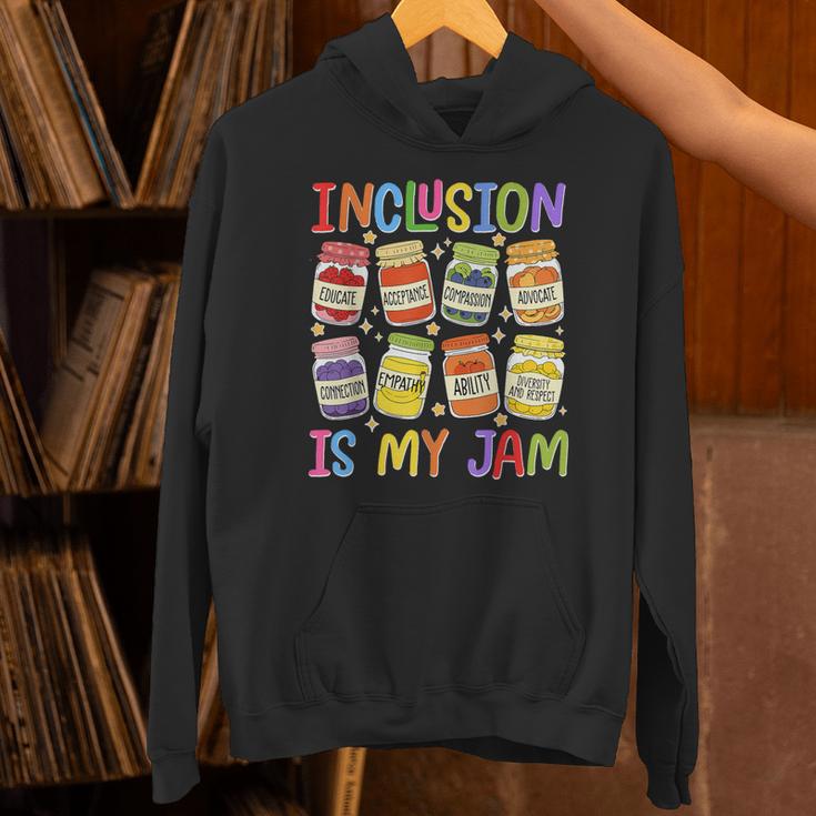 Inclusion Is My Jam SPED Teacher Special Education Teacher Unisex Hoodie, gift for family, gift for coworker