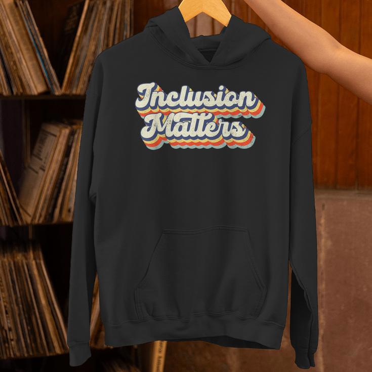 Inclusion Matters Special Education Sped Teacher Vintage Unisex Hoodie, gift for family, gift for coworker Inclusion Matters Special Education Sped Teacher Vintage Unisex Hoodie, gift for family, gift for coworker