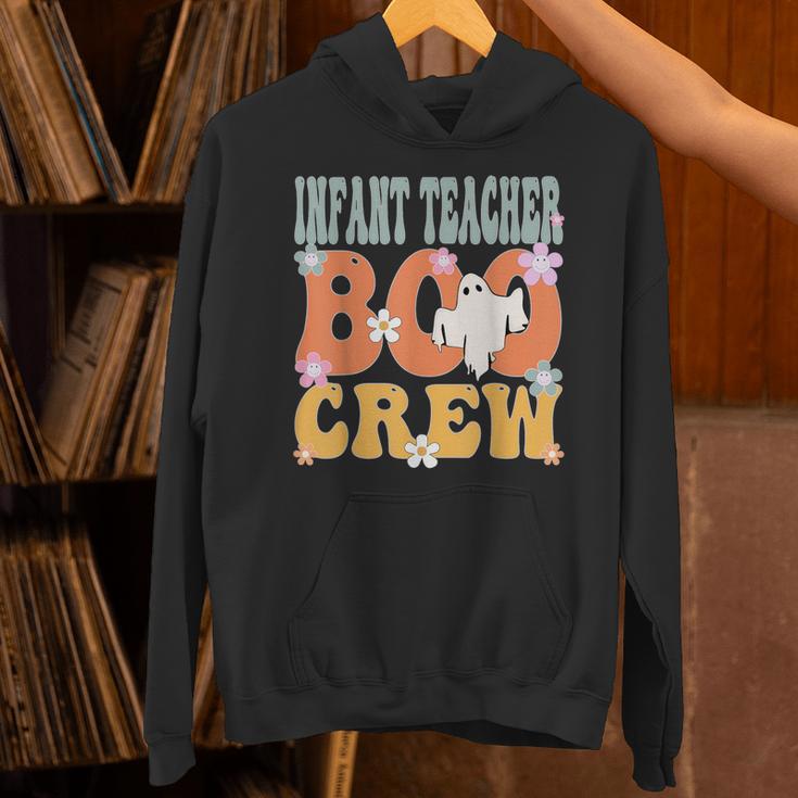 Infant Teacher Boo Crew Ghost Groovy Halloween For Women Unisex Hoodie, Groovy Teacher Hoodies, gift for family, gift for coworker Infant Teacher Boo Crew Ghost Groovy Halloween For Women Unisex Hoodie, Groovy Teacher Hoodies, gift for family, gift for coworker