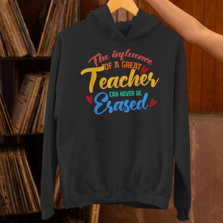 The Influence Of Great Teacher Can Never Be Erased School For Men Women Unisex Hoodie, gift for family, gift for coworker The Influence Of Great Teacher Can Never Be Erased School For Men Women Unisex Hoodie, gift for family, gift for coworker
