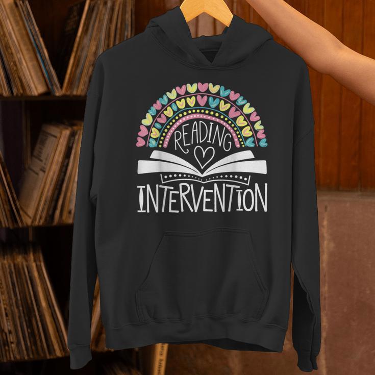 Intervention Teacher Reading Intervention Unisex Hoodie, gift for family, gift for coworker Intervention Teacher Reading Intervention Unisex Hoodie, gift for family, gift for coworker