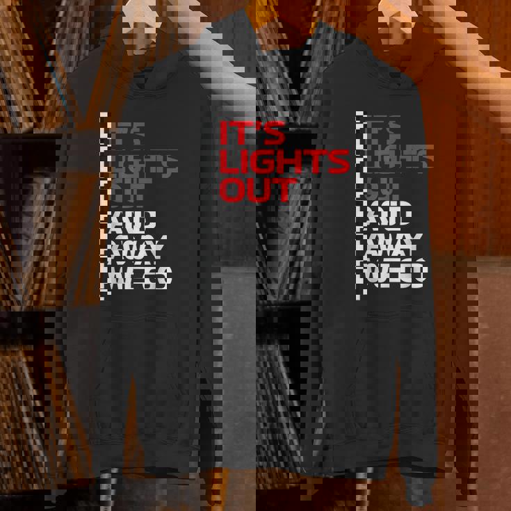 It's Lights Out And Away We Go Race Weekモータースポーツレーシング パーカー